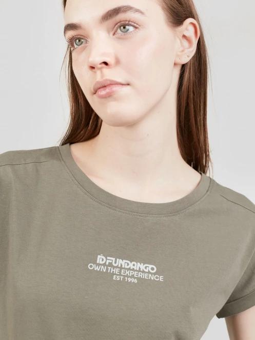 tricou cu maneci scurte pt. femei Fundango Lima T-shirt oliv 5