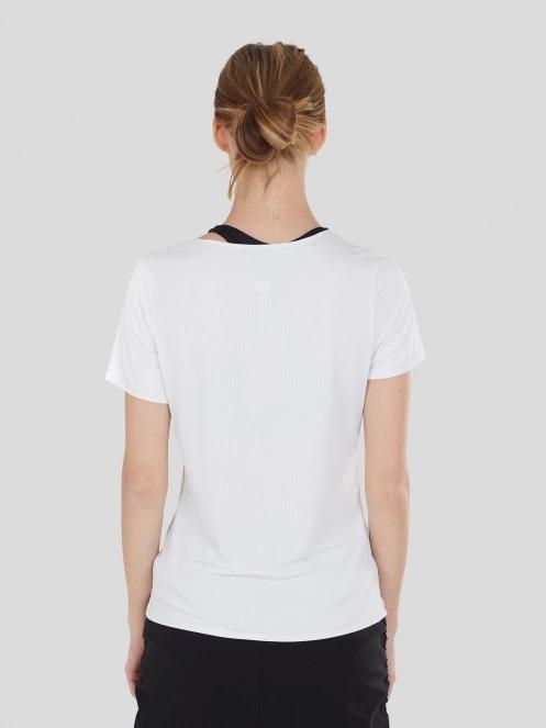 tricou pentru sport, cu maneci scurte pt. femei Fundango Hanabi T-shirt alb 3