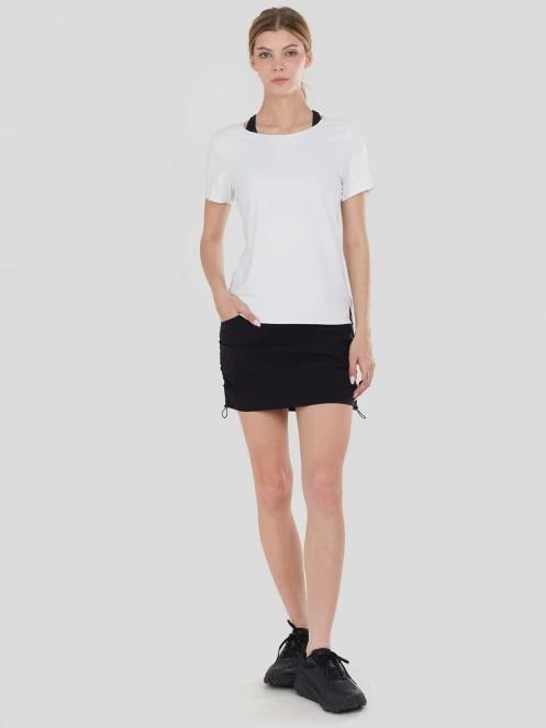 tricou pentru sport, cu maneci scurte pt. femei Fundango Hanabi T-shirt alb 4
