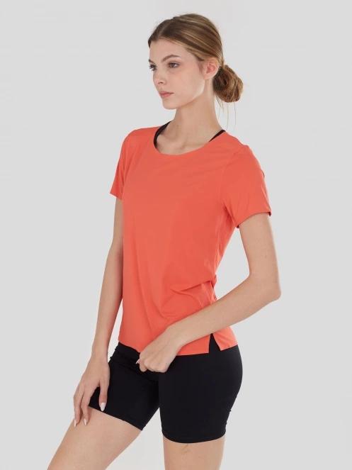 tricou pentru sport, cu maneci scurte pt. femei Fundango Hanabi T-shirt rosu 6