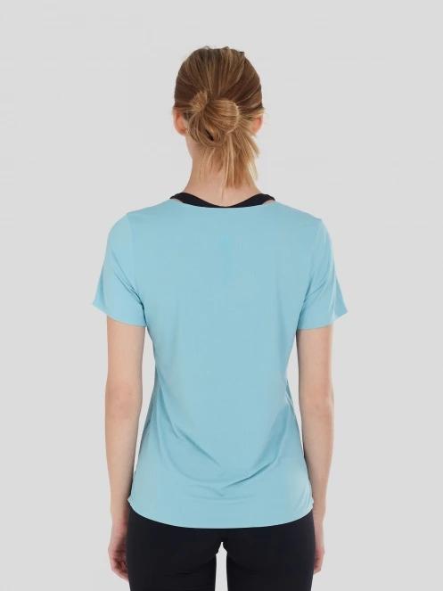 tricou pentru sport, cu maneci scurte pt. femei Fundango Hanabi T-shirt albastru deschis 3
