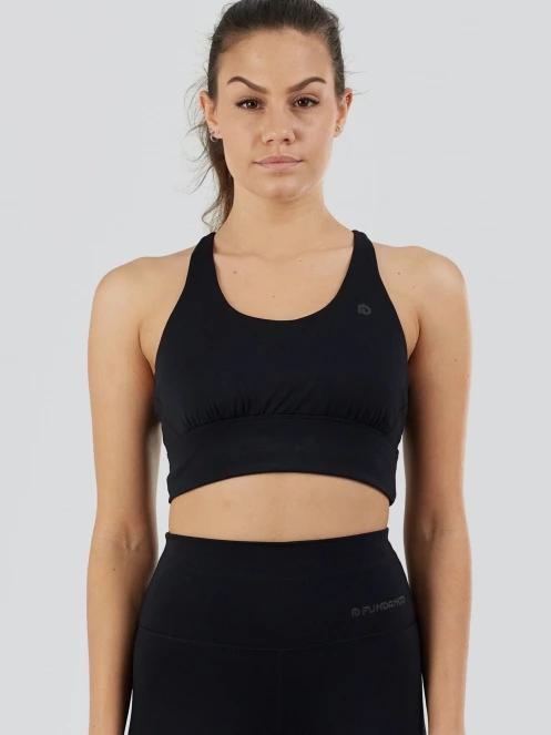 sutien pentru sport pt. femei Fundango Vexx Sport Bra negru 2