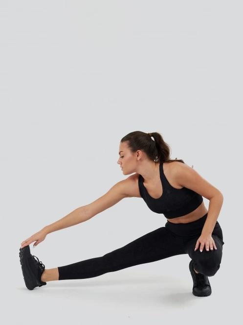sutien pentru sport pt. femei Fundango Vexx Sport Bra negru 5