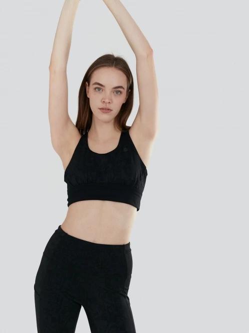 sutien pentru sport pt. femei Fundango Vexx Sport Bra negru 6