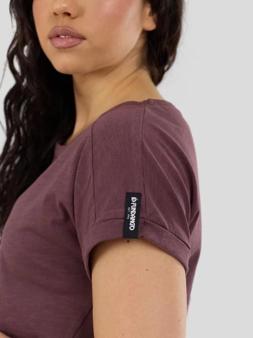 tricou cu maneci scurte pt. femei Fundango Lima II T-shirt violet 7