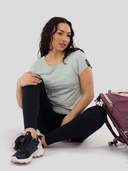 tricou cu maneci scurte pt. femei Fundango Lima II T-shirt verde 4