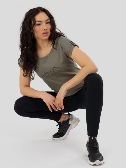 tricou cu maneci scurte pt. femei Fundango Lima II T-shirt oliv 5