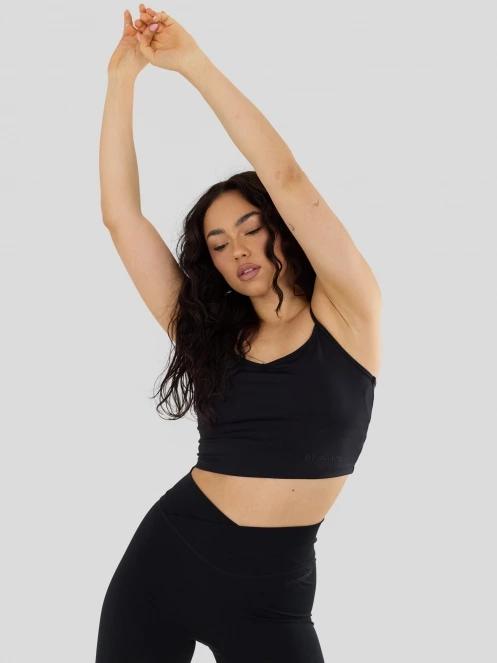 crop top pt. femei Fundango Aero Crop Top negru 2