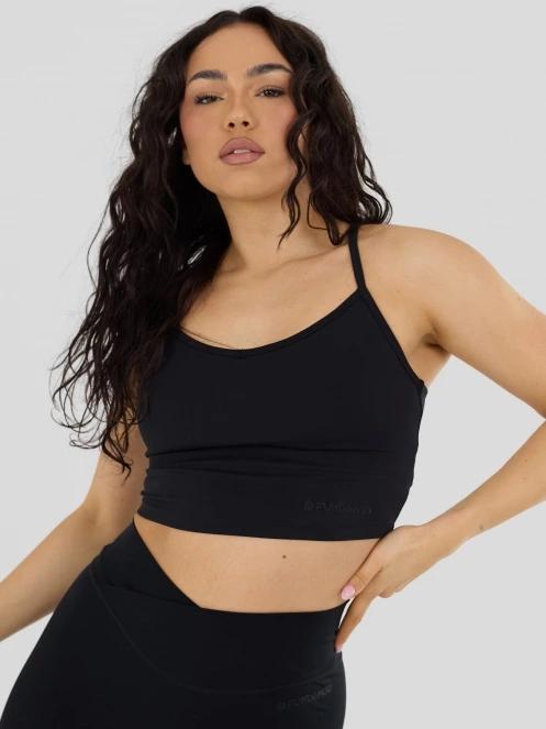 crop top pt. femei Fundango Aero Crop Top negru 5