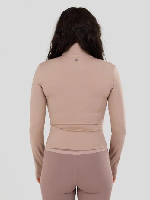 tricou cu maneci lungi, pentru sport pt. femei Fundango Flop Zip Up Top roz 3