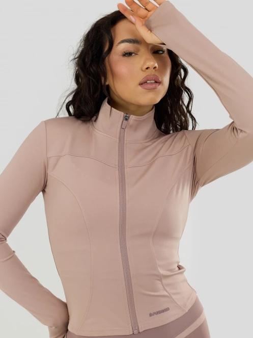tricou cu maneci lungi, pentru sport pt. femei Fundango Flop Zip Up Top roz 7