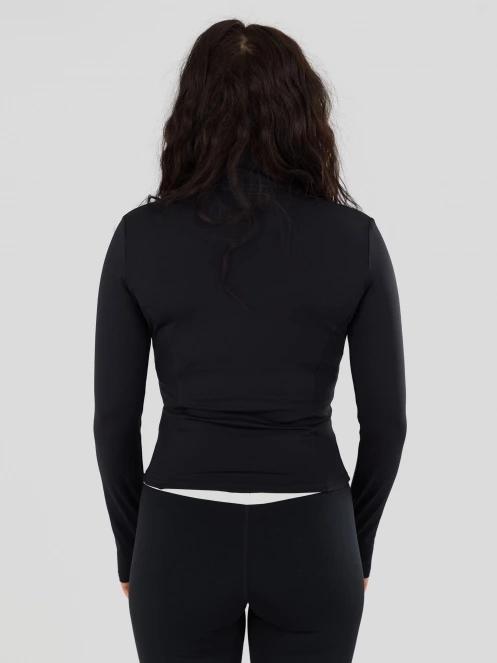 tricou cu maneci lungi, pentru sport pt. femei Fundango Flop Zip Up Top negru 3