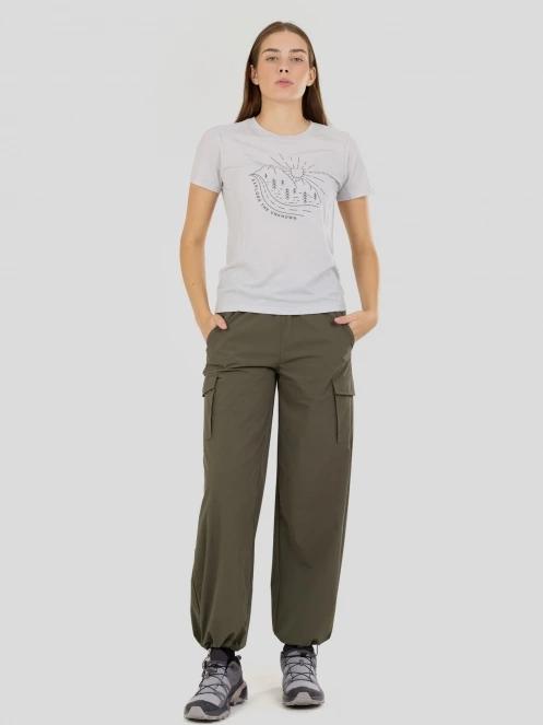 top lenjerie de corp pt. femei Fundango Reinga Merino T-shirt gri 4
