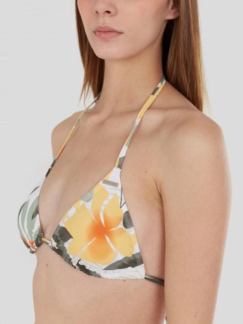 sutien bikini pt. femei Fundango Innisfil Triangle Top alb 6
