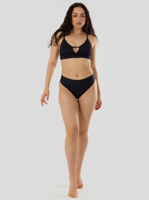 sutien bikini pt. femei Fundango Sahara V-Neck Cami Top negru 4