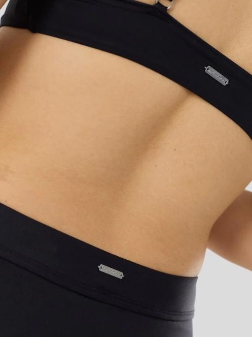 sutien bikini pt. femei Fundango Sahara V-Neck Cami Top negru 7