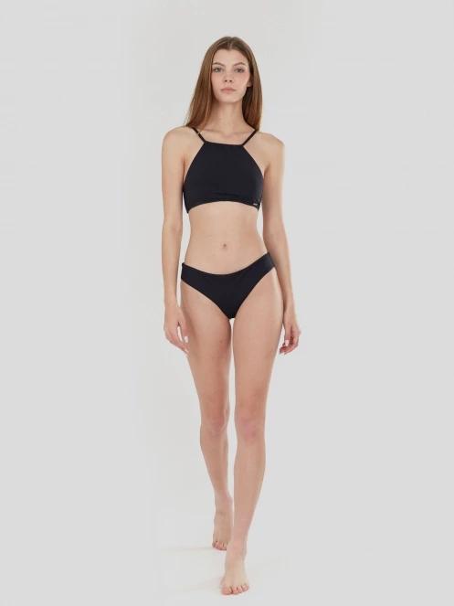 sutien bikini pt. femei Fundango Hogg High Neck Top negru 4