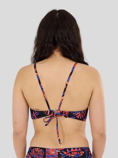 sutien bikini pt. femei Fundango Hogg High Neck Top negru 3