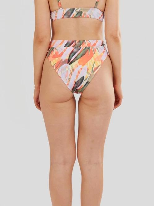 chiloti bikini pt. femei Fundango Sahara Mid Waist Full Bottoms violet 3