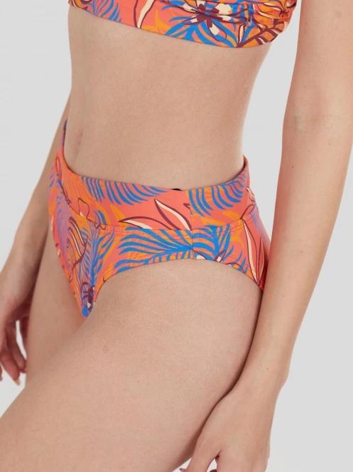 chiloti bikini pt. femei Fundango Sahara Mid Waist Full Bottom roz 5