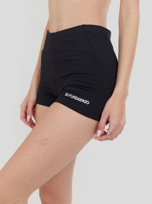 chiloti bikini pt. femei Fundango Amelia Surf Shorts negru 2