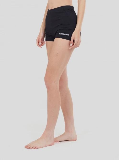 chiloti bikini pt. femei Fundango Amelia Surf Shorts negru 4