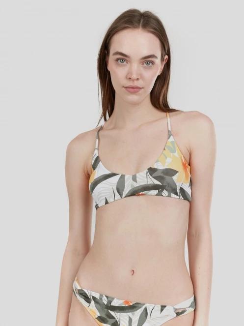 sutien bikini pt. femei Fundango Moana Bralette Top alb 2