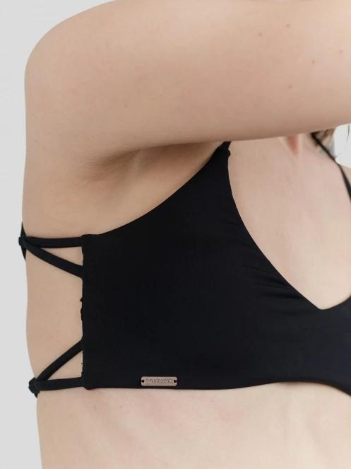 sutien bikini pt. femei Fundango Moana Bralette Top negru 6
