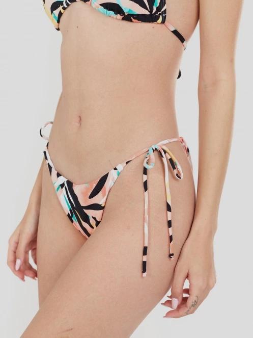 chiloti bikini pt. femei Fundango Innisfil II Tie-side Bottom negru 2