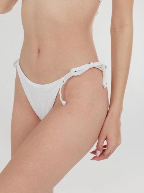 chiloti bikini pt. femei Fundango Innisfil II Tie-side Jacquard Bottom alb 2