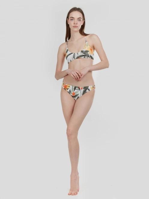 chiloti bikini pt. femei Fundango Moana II Classic Bottom alb 4