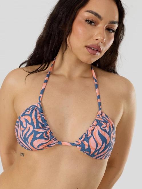 sutien bikini pt. femei Fundango Innisfil III Triangle Top albastru inchis 6