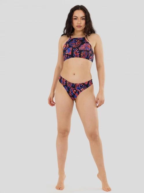 chiloti bikini pt. femei Fundango Hogg High Waisted Bottom negru 3