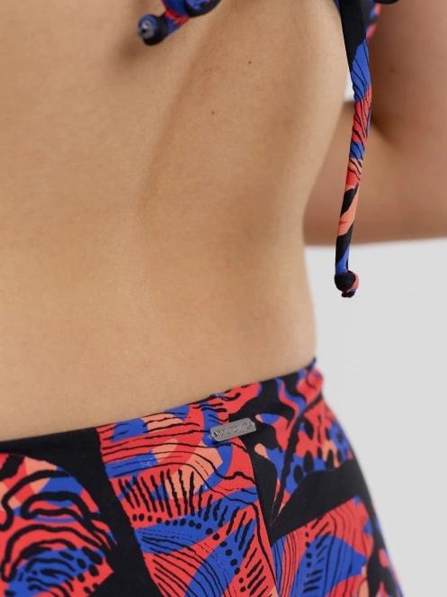 chiloti bikini pt. femei Fundango Hogg High Waisted Bottom negru 6