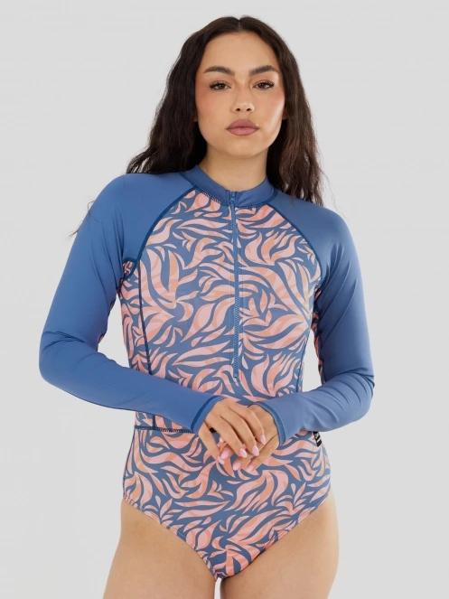 costum de baie pt. femei Fundango Dolphin Long Sleeve Suit albastru inchis 5