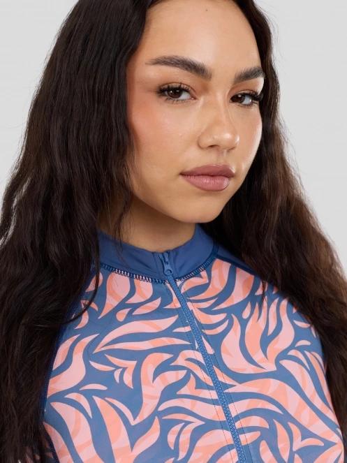 costum de baie pt. femei Fundango Dolphin Long Sleeve Suit albastru inchis 6