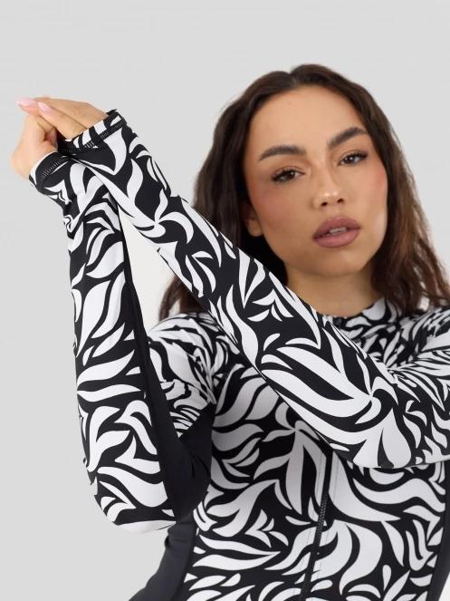 costum de baie pt. femei Fundango Dolphin Long Sleeve Suit negru 7