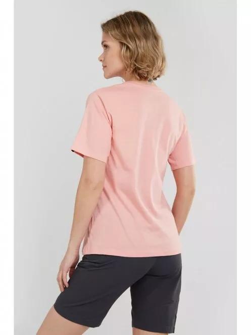 tricou cu maneci scurte pt. femei Fundango Bolton T-shirt roz 3