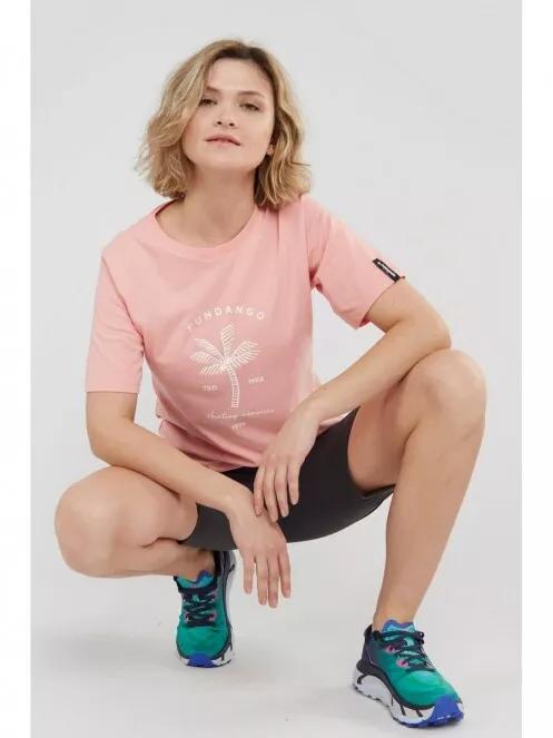 tricou cu maneci scurte pt. femei Fundango Bolton T-shirt roz 5