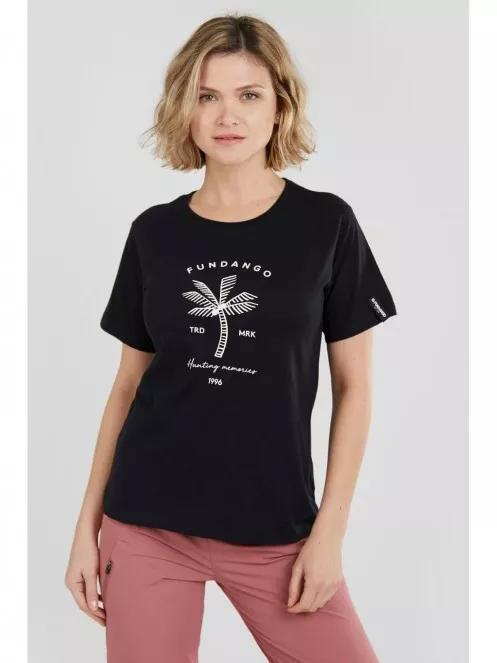tricou cu maneci scurte pt. femei Fundango Bolton T-shirt albastru inchis 2