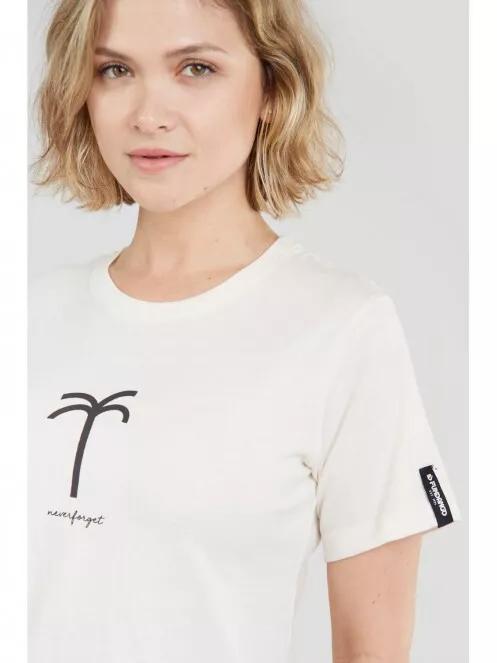 tricou cu maneci scurte pt. femei Fundango Bolton T-shirt nisip 4