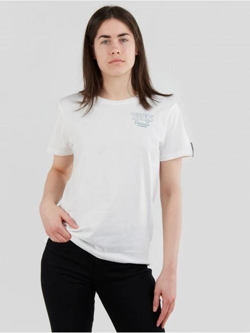 tricou cu maneci scurte pt. femei Fundango Bolton T-shirt alb 4