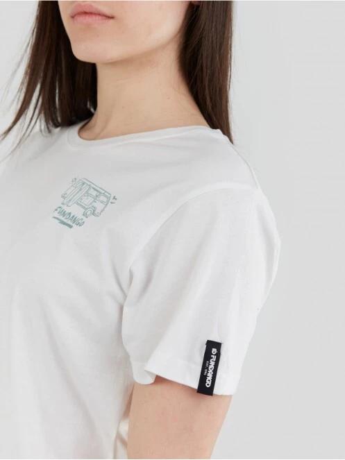 tricou cu maneci scurte pt. femei Fundango Bolton T-shirt alb 5