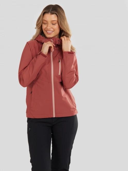 haine de ploaie pt. femei Fundango Piora Waterproof Jacket rosu 2