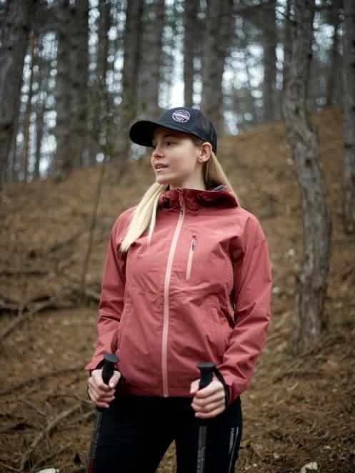 haine de ploaie pt. femei Fundango Piora Waterproof Jacket rosu 8