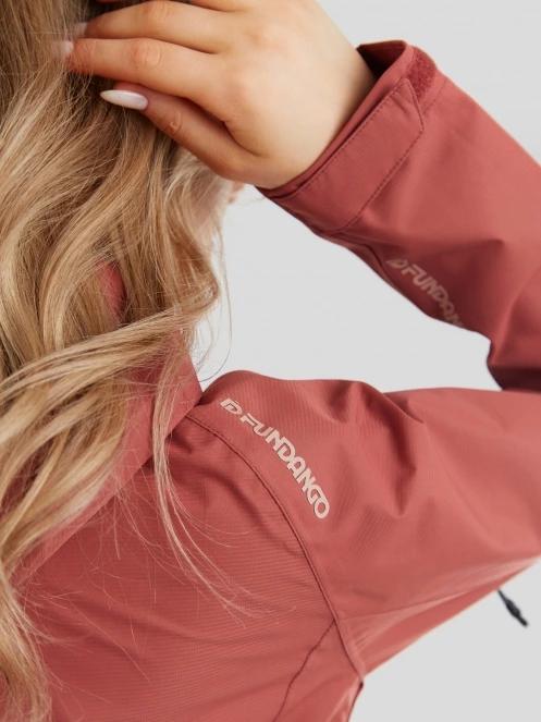 haine de ploaie pt. femei Fundango Piora Waterproof Jacket rosu 7