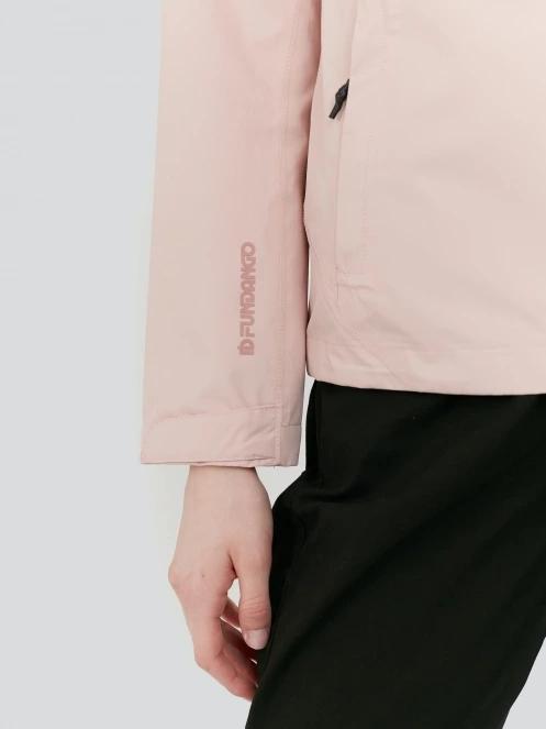 haine de ploaie pt. femei Fundango Piora Waterproof Jacket roz 6