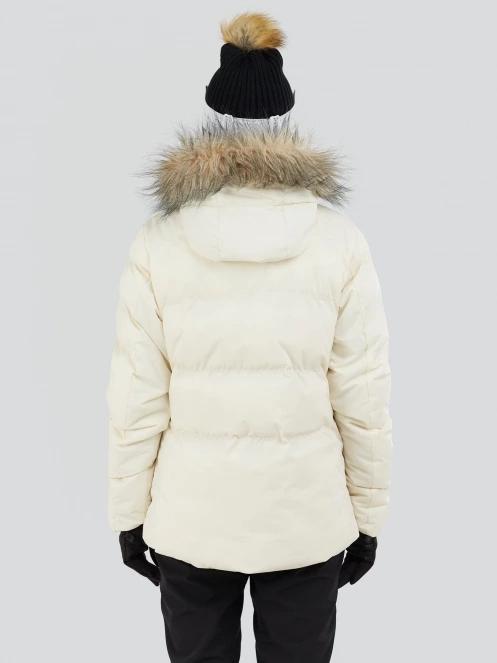 geaca de schi pt. femei Fundango Elyra Fur Padded Jacket alb 4