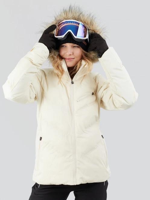 geaca de schi pt. femei Fundango Elyra Fur Padded Jacket alb 7