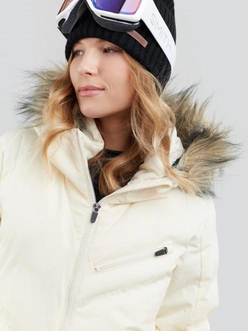 geaca de schi pt. femei Fundango Elyra Fur Padded Jacket alb 9